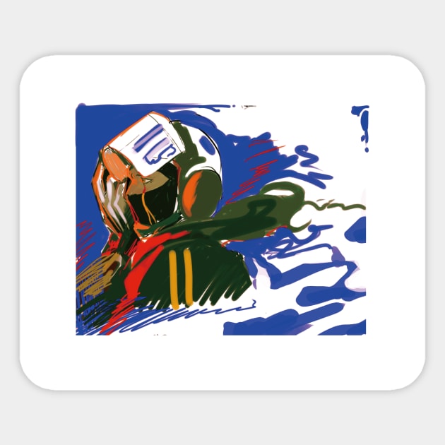 Gold-sorrowed Bandit I(Rainbow Six Siege) Sticker by gstwstkn